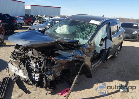 2022 Nissan Murano Platinum Intelligent Awd from USA, damaged, VIN 5N1AZ2DS3NC107708